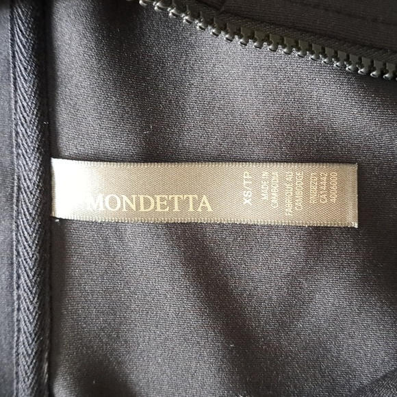 New! Mondetta Full Zip Active Jacket Women's XS Black Luxe Casual Top - Picture 13 of 14